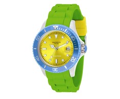 Laikrodis MADISON U4484G. Kwarcowy, Kolor geltona. Unisex.