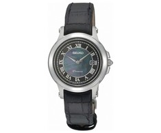 Laikrodis SEIKO SXDE05P1. Kwarcowy, Kolor juoda. Kobieta.