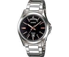 Vyriškas laikrodis CASIO MTP-1370D 1A2V (zd025a) + DĖŽĖ