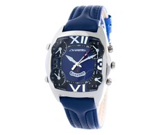 Laikrodis CHRONOTECH CT7677M-03. Kwarcowy, Kolor mėlyna. Mężczyzna.