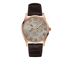 Laikrodis GUESS W0608G1. Kwarcowy, Kolor smėlio spalva. Mężczyzna.