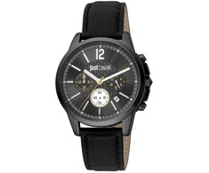 Laikrodis JUST CAVALLI JC1G175L0245. Kwarcowy, Kolor juoda. Mężczyzna.