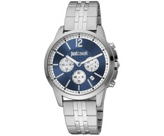 Laikrodis JUST CAVALLI JC1G175M0265. Kwarcowy, Kolor mėlyna. Mężczyzna.