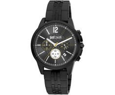 Laikrodis JUST CAVALLI JC1G175M0285. Kwarcowy, Kolor juoda. Mężczyzna.