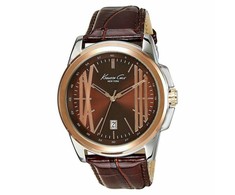 Laikrodis KENNETH COLE IKC8096. Kwarcowy, Kolor ruda. Mężczyzna.