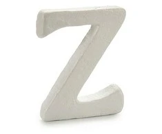 Pincello Laiškas Z Balta polistirenas 1 x 15 x 13,5 cm (12 vnt.)