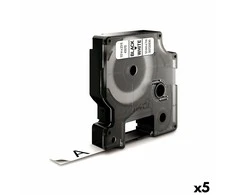 DYMO D1 Standard - Juodas on Baltas - 12mm