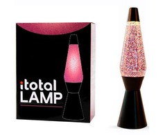 iTotal - Lava Lamp 36 cm - Juodas Base and Glitter (XL2344)