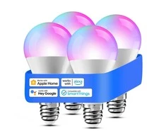 Inteligentna żarówka LED WiFi Meross MSL120 (HomeKit) (czteropak)