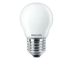 LED lemputė PHILIPS, P45, E27, 6,5 W, 806 lm, 2700 K