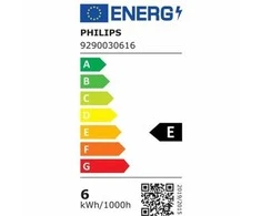 LED lemputė PHILIPS, ST64, E27, 5,8 W, 650 lm, 2200 K