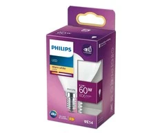 Lemputė Philips LED, P45, 2700 °K, E14, 6.5 W, 806 lm