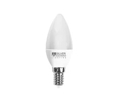 Silver Electronics LED lemputė (žvakė) Sidabrinis Electronics Balta šviesa 6 W 5000 K