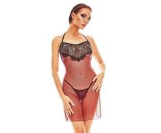 Anais Apatiniai drabužiai- Fantasme chemise XXL/XXXL (juoda-raudona)