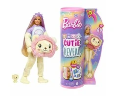 BARBIE „Cutie Reveal“ rinkinys, marškinėlių serija – liūtė