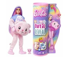 BARBIE „Cutie Reveal“ rinkinys, marškinėlių serija – meškutė