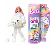 BARBIE „Cutie Reveal“ rinkinys, marškinėlių serija – ėriukė