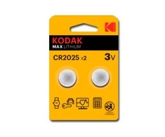 Kodak MAX Jednorazowa litowa baterie CR2025, 2-pack