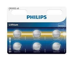 Ličio diskinė baterija Philips CR2032