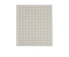 Pincello Lipnios etiketės Ø 10 mm Balta (12 vnt.)
