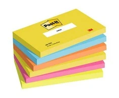 Post-it Lipnus chloridas 76x127 / 100K 6pcs. tutti- fruti (FT5102835557)