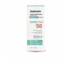 "Babaria Sun" mineralinis apsauginis kremas nuo saulės veidui su Spf50 50ml