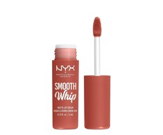NYX Matiniai skysti lūpų dažai Smooth Whip, 4 ml, spalva - Pushin' Cushion