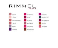 Rimmel London Stay Satin Skysti lūpų dažai. 5,5 ml, spalva - 730 Zeek