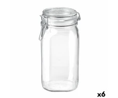 Maisto konservavimo konteineris Bormioli Rocco fido Skaidrus stiklas (1,5 L) (6 vnt.)