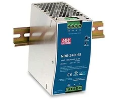 Šakotuvas D-Link 240 W universalus kintamosios srovės įvesties / pilno diapazono DIN maitinimo šaltinis, 240 W, 90–264 V, 47–63 Hz, 2,5/115 V kintamoji įtampa, 1,3/230 V kintamoji įtampa, 28 ms, 88,5 %
