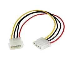 StarTech Molex – Molex, 0,3 m, daugiaspalvis (LP4POWEXT12)