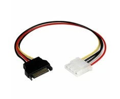 "StarTech Molex" - SATA, 0,3 m, daugiaspalvis (LP4SAFM12)