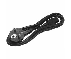 StarTech PXT101EUR IEC maitinimo kabelis Schuko kištukas (90° kampu) į C13 lizdą, 3m, juodas
