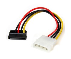 „StarTech Molex“ – SATA, 0,15 m, daugiaspalvis (SATAPOWADPL)