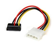 „StarTech Molex“ – SATA, 0,15 m, daugiaspalvis (SATAPOWADPL)
