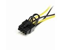 StarTech SATA 15 kontaktų – PCIE 8 kontaktų, 0,15 m, geltona (SATPCIEX8ADP)