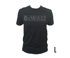 Marškinėliai T-shirt, juoda, dydis L, Oxide, DEWALT [DWC52-001-L]