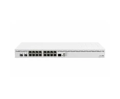 Mikrotik Cloud Core Maršrutizatorius CCR2004-16G-2S+, 2x10G SFP+ jungtys, 16x Gigabit LAN jungtys, 1x RJ45 Serial port, 4 core CPU, 4 GB RAM, Dual redundant power supply, CPU and PCB temperature monitorius, RouterOS L6 | MikroTik | Cloud Core Maršrutizatorius | CCR2004-16G-2S+ | No Wi-Fi | 1 | 12 mėn.