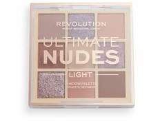 „Makeup Revolution Ultimate Nudes“ akių šešėlių paletė „Light“, 9 atspalviai, 8,1 g