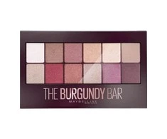 Maybelline MAY ES BURGUNDY BAR PALETTE NU 4 Burgun akių šešėliai Raudona Blizgučiai, Matinis