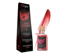 Orgies Strawberry erotinis lūpų masažo aliejus 100m