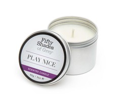 Fifty Shades of Grey Fifty Shades of Pilkas - Play Nice Vanilla Candle 90 gramų