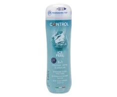 "Control" drėkinamasis masažo gelis "Ice Feel" 200 ml