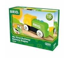 Brio Railway BRIO mano pirmasis traukinukas su baterijomis, 33705