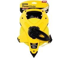 STANLEY TAŚMA MIERNICZA GEODEZYJNA Z WŁÓKNA SZKLANEGO POWERWINDER 60m