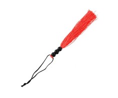 Sex&amp;Mischief S&amp;M Small Rubber Whip Raudona - Durable 25cm Latex Impact Tool