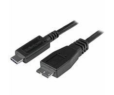StarTech USB-C į MicroUSB laidas juodas