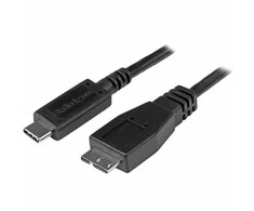 StarTech USB-C į MicroUSB laidas juodas