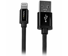 USB kabelis StarTech USB-A - Žaibas 2 m Juodas (USBLT2MB)