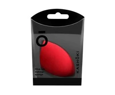 Kashoki Sponge Cut Olive makiažo kempinėlė Raudona 1 vnt